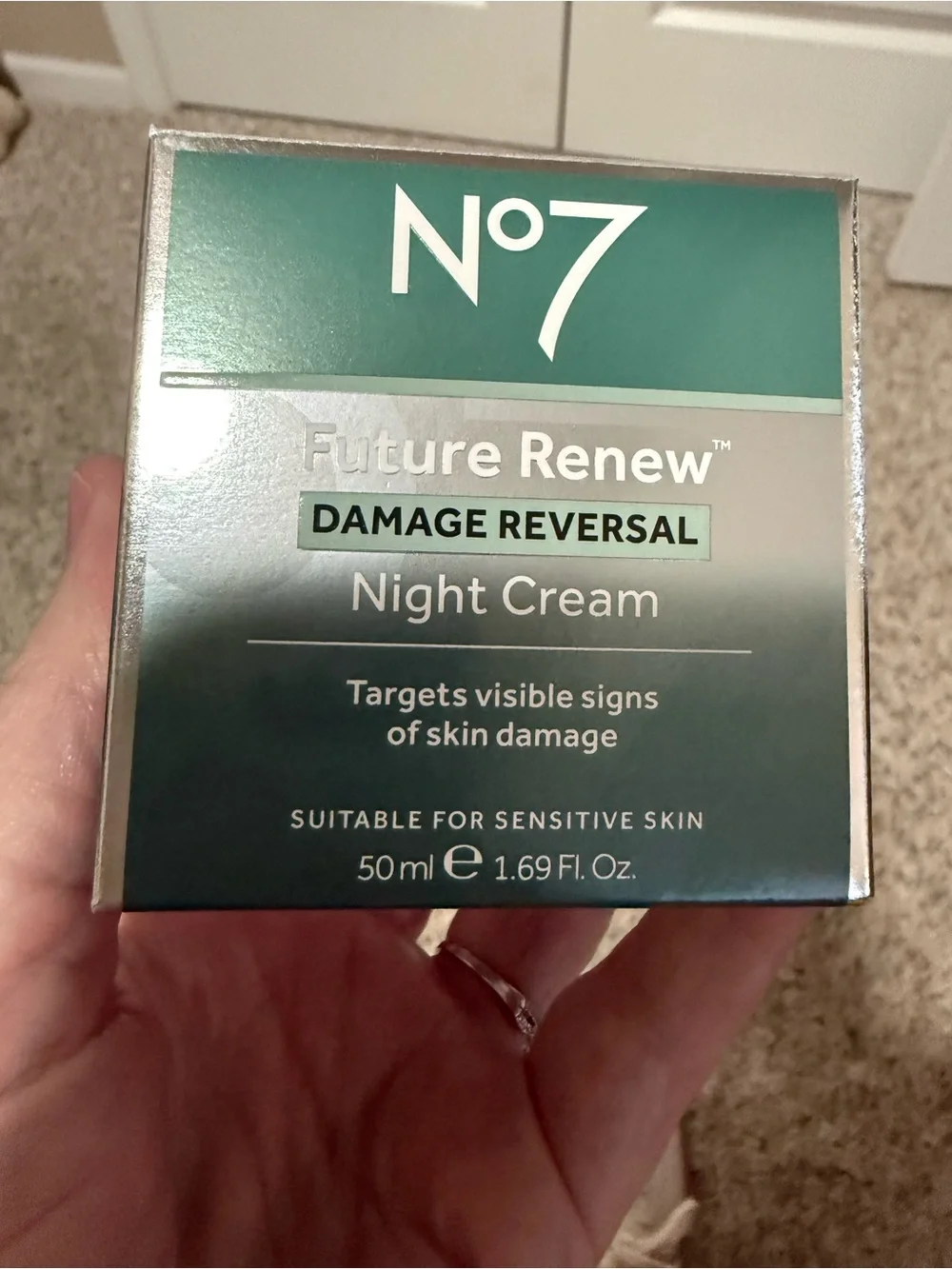 New in package No 7 future renew night cream Damage Reversal